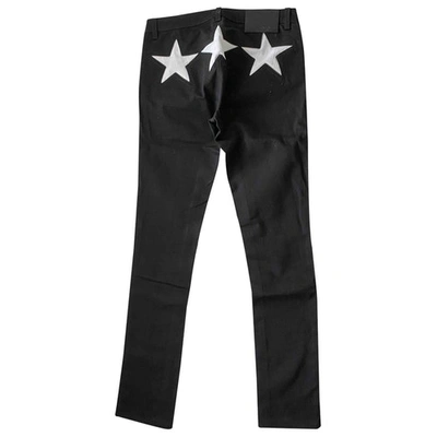 Pre-owned Givenchy Black Cotton - Elasthane Jeans