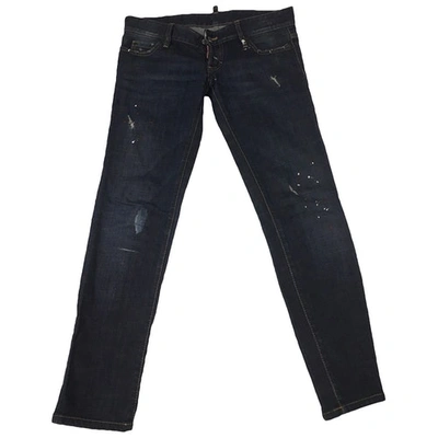 Pre-owned Dsquared2 Blue Denim - Jeans Jeans