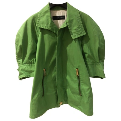 Pre-owned Dsquared2 Green Cotton Coat