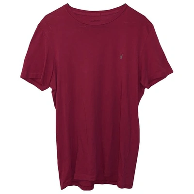 Pre-owned Allsaints Pink Cotton T-shirt