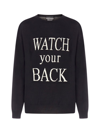 Boutique Moschino Pullover In Virgin Wool Blend In Black