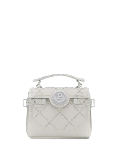 Balmain Bbuzz Backpack 18 Mini Bag In White