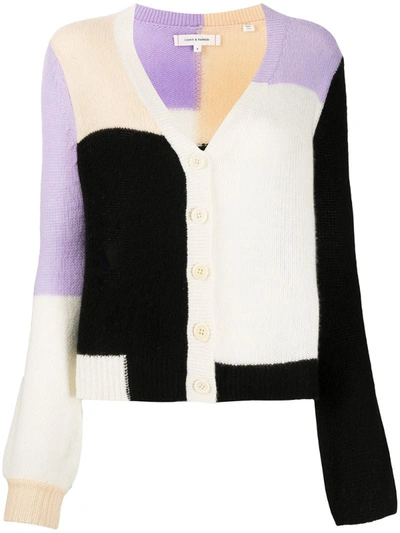 Chinti & Parker Colour-block Knit Cardigan In Neutrals
