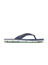 Robert Graham Breeze Thong Sandal In Navy,white,court Green