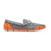 Robert Graham Stride Lace Loafer In Orange