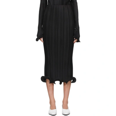 Totême Alberata Pleated Skirt In 200 Black