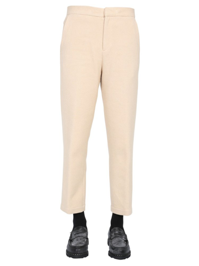 Opening Ceremony Straight-leg Cropped Trousers In Beige