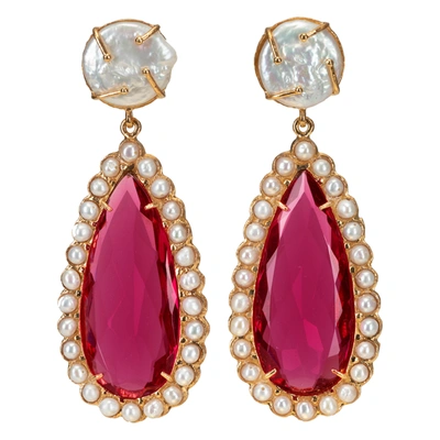 Christie Nicolaides Grazia Earrings Pink