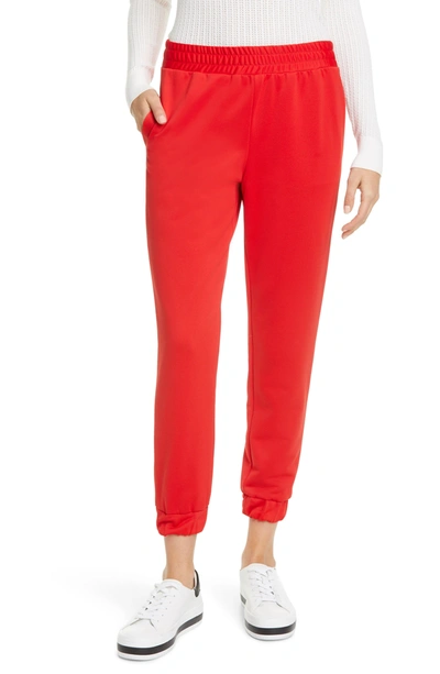 Alice And Olivia Pete Tapered Jogging Pants In Paprika