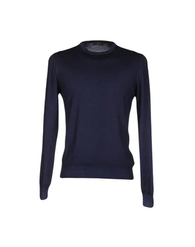 Barba Napoli Sweaters In Dark Blue