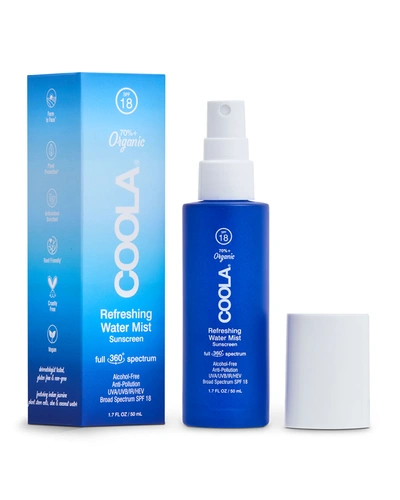 Coola Full Spectrum 360 Refreshing Water Mist Organic Face Sunscreen Spf 18 0.85 Oz. In N,a