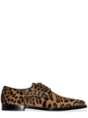 Dolce & Gabbana Millenials Leopard Print Pony Hair Shoes