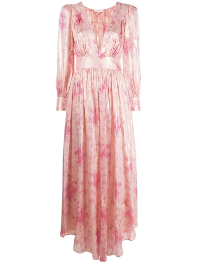 Loveshackfancy Floral Gown In Pink