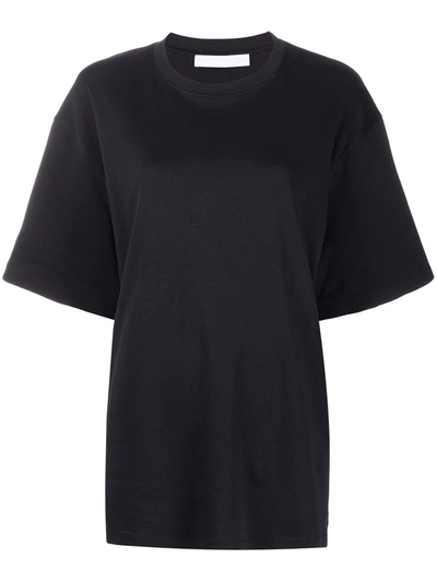 Fenty Taffeta-lined Short-sleeve T-shirt In Black
