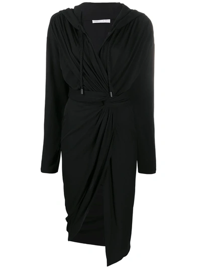 Fenty Draped Dress With Hood In Black