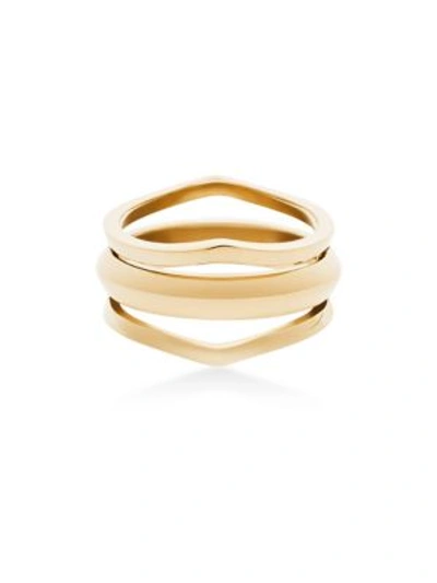 Michael Kors Triple Open Ring In Gold
