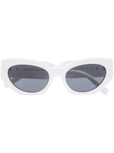 Versace White Cat Eye Sunglasses