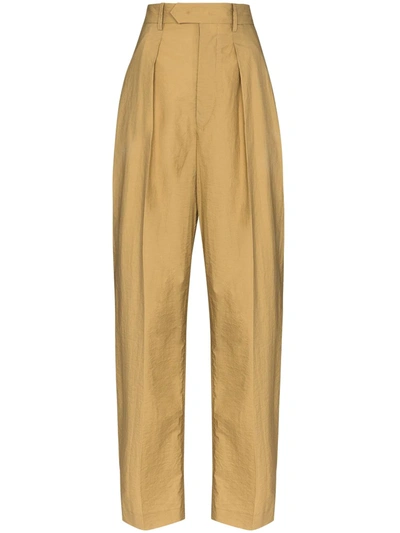 Isabel Marant Neutrals High Waist Tapered Trousers