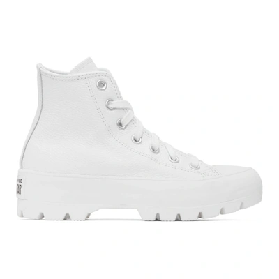 Converse White Ctas Lugged Hi Sneakers