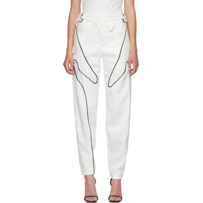 Vejas White Wetsuit Trousers
