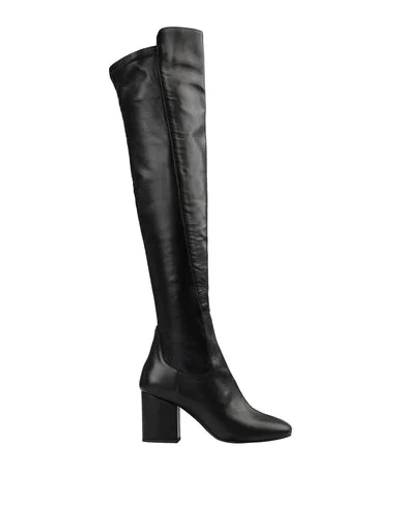 Wo Milano Knee Boots In Black