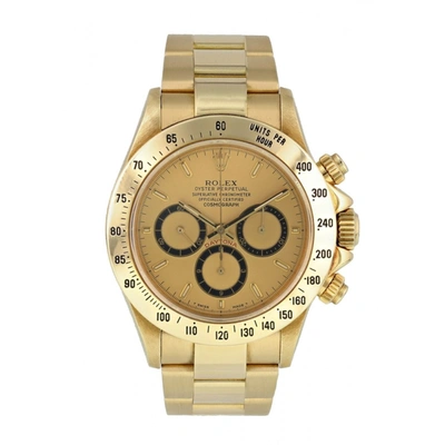 Rolex Zenith Daytona 16528 Inverted 6 Yellow Gold Mens Watch In Not Applicable