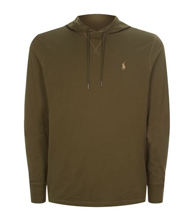 Polo Ralph Lauren Logo Jersey Hooded Sweatshirt | ModeSens