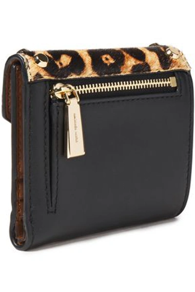 Michael kors leopard print wallet hot sale