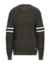 Frankie Morello Sweaters In Green