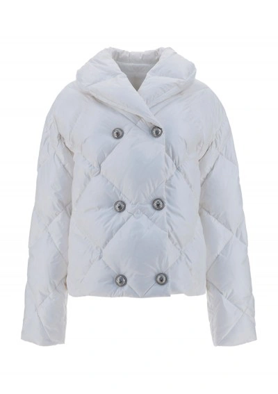 Balmain Down Jacket In Blanc