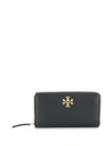 Tory Burch Kira Pebbled Leather Wallet Crossbody Bag In Moose