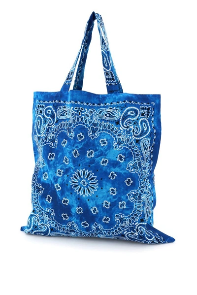 Arizona Love Bandana Print Tote Bag In Blue,white,black