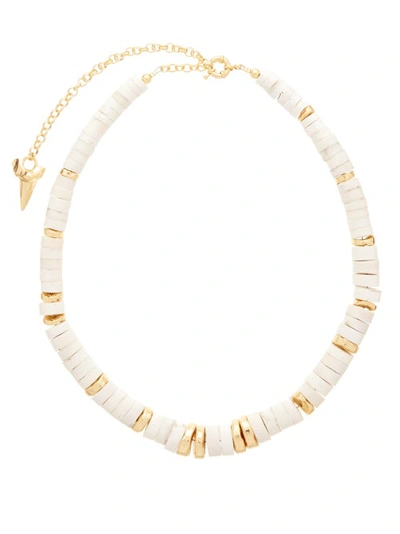 Zimmermann Sharktooth-pendant Agate Necklace In Natural