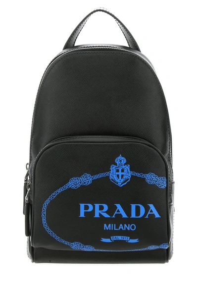 Prada Logo Motif One In Black