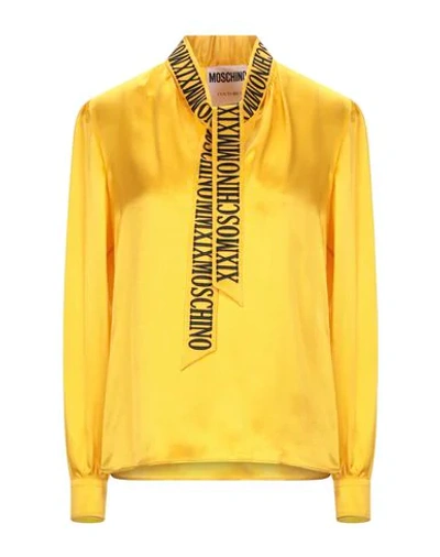 Moschino Blouses In Yellow