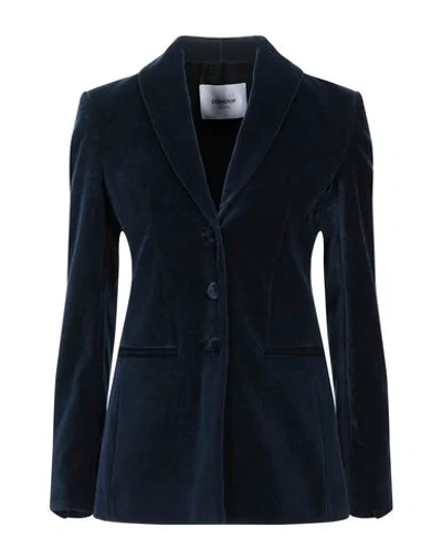 Dondup Suit Jackets In Dark Blue