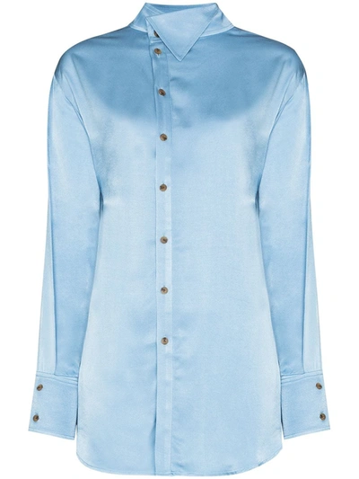 Rejina Pyo Allie Button Detail Shirt In Blue