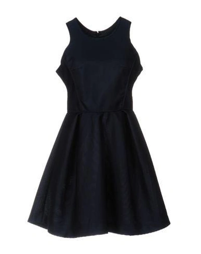 Maje Short Dress In Dark Blue