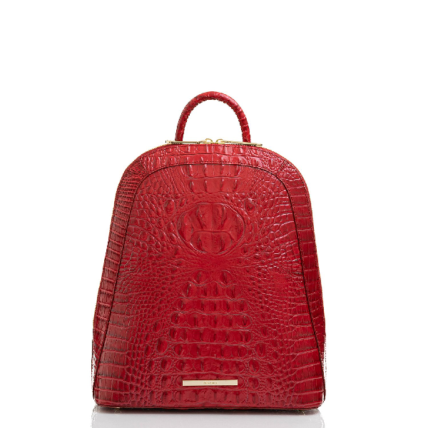 Brahmin Rosemary Melbourne Embossed Leather Backpack In Ember ModeSens