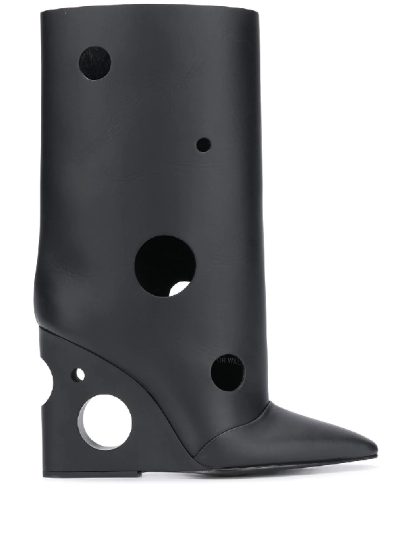 Off-white Plain Meteor Shower Boots In Black | ModeSens