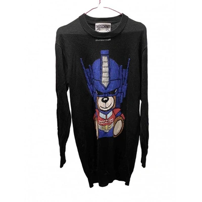 Pre-owned Moschino Wool Jumper In Black