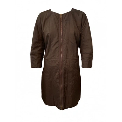 Pre-owned Marni Trench Coat In Brown