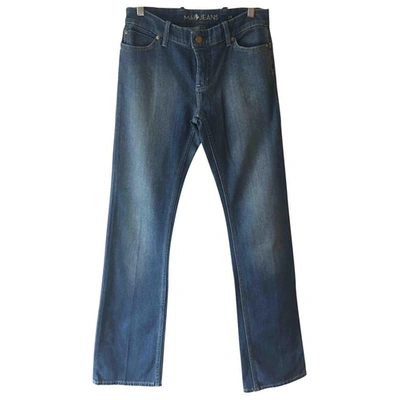 Pre-owned M.i.h. Jeans Blue Cotton - Elasthane Jeans