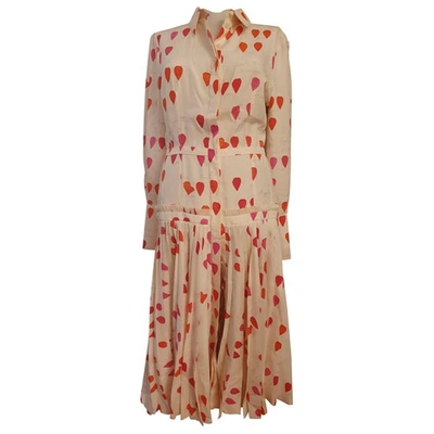 Pre-owned Alexander Mcqueen Silk Maxi Dress In Other