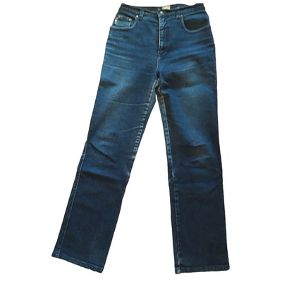 Pre-owned Moschino Cheap And Chic Straight Jeans In Blue