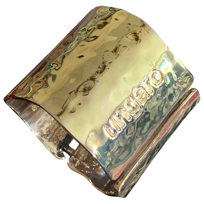 Pre-owned Emanuel Ungaro Gold Metal Bracelet