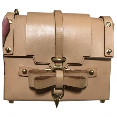 Pre-owned Niels Peeraer Beige Leather Handbag