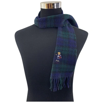 Pre-owned Polo Ralph Lauren Wool Scarf In Multicolour