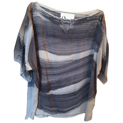 Pre-owned 8pm Silk Tunic In Grey