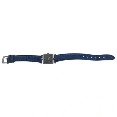 Pre-owned Van Cleef & Arpels Watch In Navy